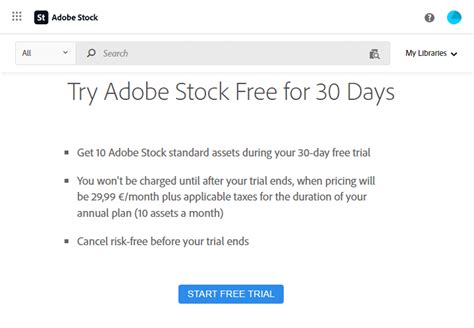 adobe stock free trial|adobe stock 30 day free trial.